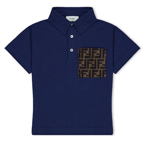 fendi lei|Junior Knit Polo Shirt , .